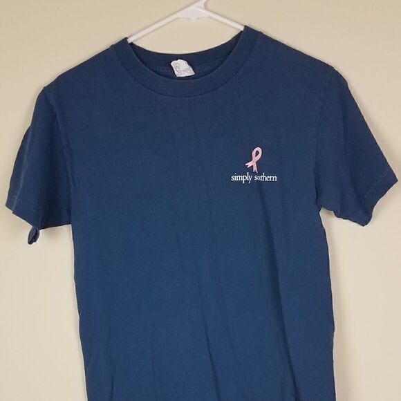 Simply Southern Collection Breast Cancer T-shirt - Picture 2 of 7
